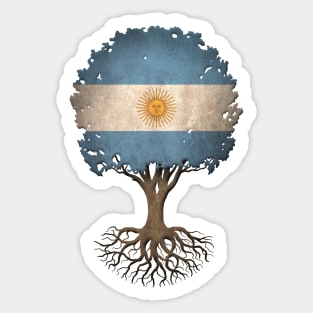 Tree of Life with Argentine Flag Sticker